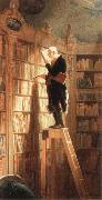 Carl Spitzweg the bookworm oil on canvas